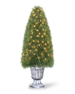 National Tree Company Upright Juniper Tree With Urn Home