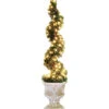 National Tree Company Upright Juniper Spiral Tree With Decorative Urn Home