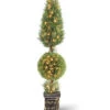National Tree Company Juniper 60in Cone & Ball Topiary Tree Home
