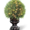 National Tree Company Upright Juniper 27in Ball Topiary Tree With A Decorative Urn Home