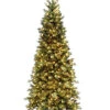 National Tree Company 7.5ft Tiffany Fir Slim Tree With 550 Clear Lights Home