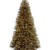 National Tree Company 7.5ft Hinged Tree With 550 Dual Color LED Lights Home