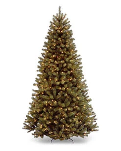National Tree Company 7.5ft Hinged Tree With 550 Dual Color LED Lights Home