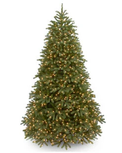 National Tree Company 7.5ft Feel-Real Jersey Fraser Fir Medium Tree With 1000 Clear Lights Home