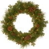 National Tree Company 24in Feel Real Eastwood Spruce Wreath Home