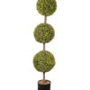 National Tree Company 48in Boxwood 3 Ball Topiary Home