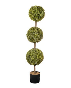 National Tree Company 48in Boxwood 3 Ball Topiary Home