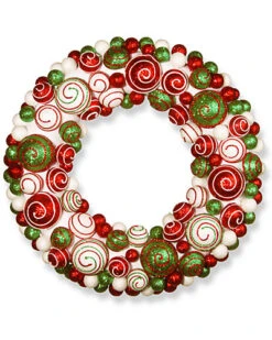 National Tree Company 20in Wreath With Mix Ornaments Home