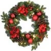 National Tree Company 24in Vienna Waltz Decorated Wreath With Led Lights Home