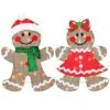 National Tree Company 35in Pre-Lit Gingerbread Cookie Couple Home