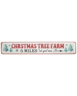 National Tree Company 47in Vintage Tree Farm Wall Sign Home