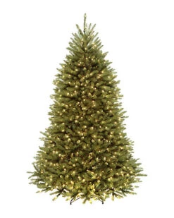 National Tree Company 7ft Dunhill Fir Hinged Tree With 700 Clear Lights Home