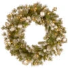 National Tree Company 30in Glittery Pomegranate Pine Wreath Home