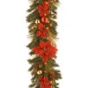 National Tree Company 9' X 12 Decorative Collection Home Spun Garland