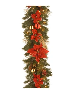 National Tree Company 9' X 12 Decorative Collection Home Spun Garland