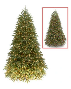 National Tree Company 7.5ft Feel-Real Jersey Fraser Fir Medium Hinged Tree Home