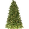 National Tree Company 7.5' Feel Real Ridgewood Spruce Hinged Tree With 750 Clear Lights Home