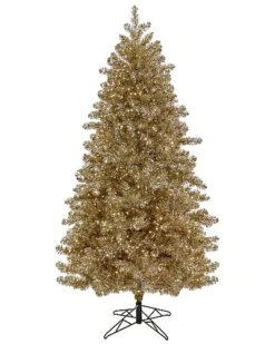 National Tree Company 7.5Ft Pre-Lit Christmas Platinum Metallic Tree Home