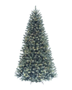 National Tree Company 9ft North Valley Blue Spruce Tree W/ 800 Clear Lights Home