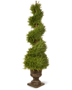 National Tree Company 60in Juniper Spiral Tree In Decorative Urn Home