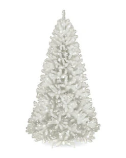 National Tree Company 7.5ft North Valley White Spruce Tree With 600 Clear Lights Home