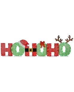 National Tree Company Pre-Lit Ho Ho Ho Decoration Home