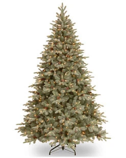 National Tree Company 7.5 Feel-Real Frosted Arctic Spruce Hinged Tree Home