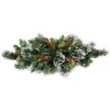 National Tree Company 32in Wintry Pine Table Piece With Cones Red Berries Home