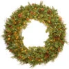 National Tree Company 48in Decorative Collection Juniper Mix Pine Wreath Home