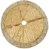 National Tree Company 52in Yuletide Glam Collection Metallic Tree Skirt Home