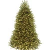 National Tree Company 7ft Dunhill Fir Hinged Tree With 700 Dual-Color Lights Home