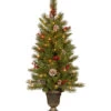 National Tree Company 4' Feel Real Bristle Berry Entrance Tree Home