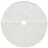 National Tree Company 52" General Store Collection White Faux Fur Tree Skirt