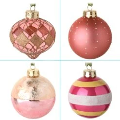 National Tree Company 20-Piece Christmas Tree Ornament Set, Be Merry Collection -National Tree Company Store AH63 BM20 5