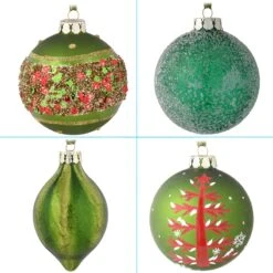 National Tree Company 20-Piece Christmas Tree Ornament Set, General Store Collection -National Tree Company Store AH63 GS2021 7