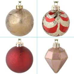 National Tree Company 20-Piece Christmas Tree Ornament Set, Vienna Waltz Collection -National Tree Company Store AH63 VW2021 6