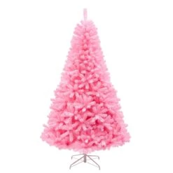 National Tree Company First Traditions Color Pop Christmas Tree, Pink, 7.5 Ft
