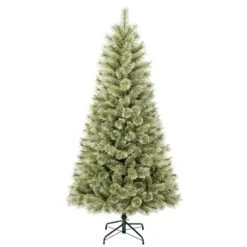 National Tree Company First Traditions Arcadia Pine Cashmere Christmas Tree With Hinged Branches, 6 Ft
