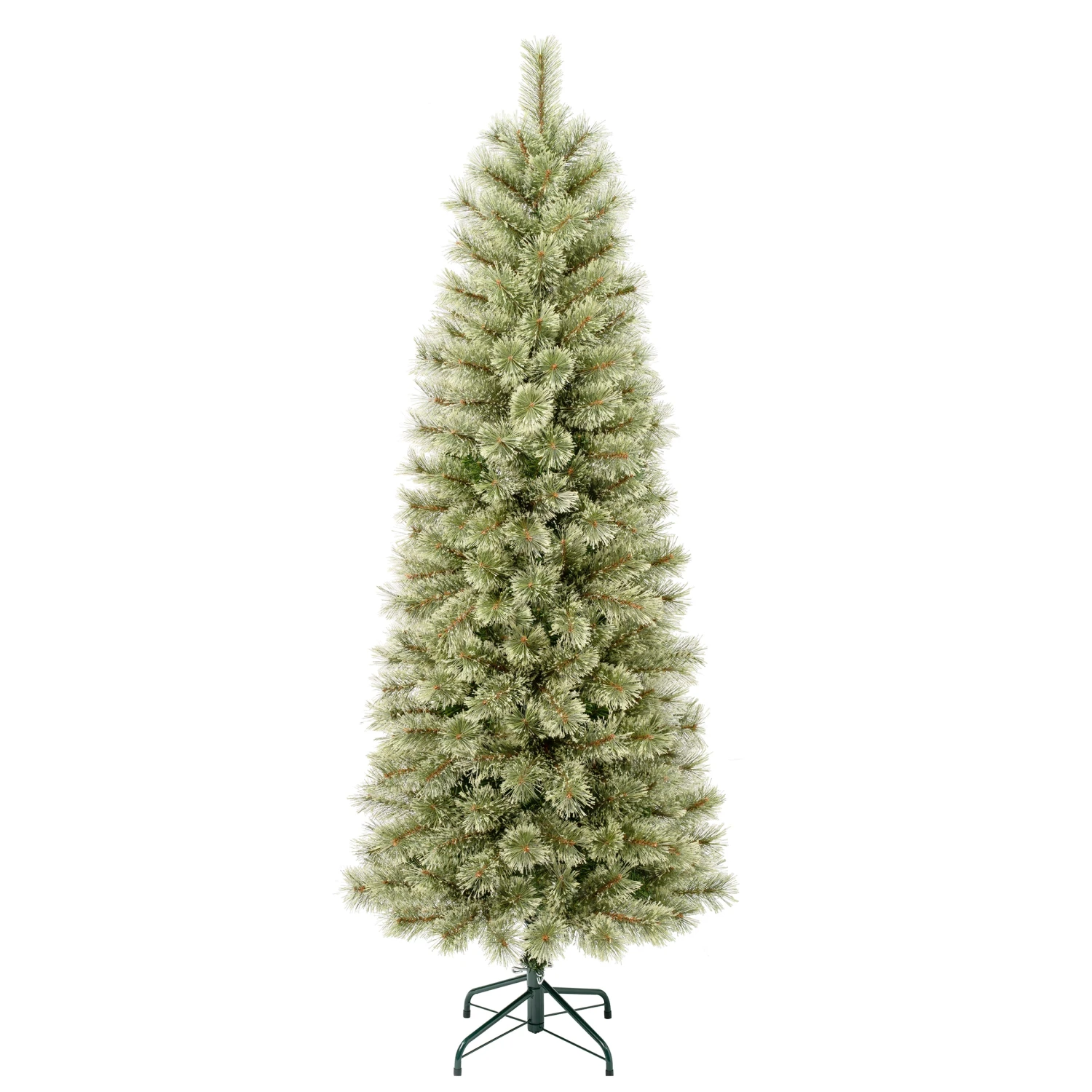 National Tree Company First Traditions Arcadia Pine Cashmere Slim Christmas Tree With Hinged Branches, 6 Ft 1 National Tree Company First Traditions Arcadia Pine Cashmere Slim Christmas Tree With Hinged Branches, 6 Ft