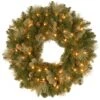 National Tree Company Artificial Christmas Wreath, Green, Carolina Pine, Decorated With Pine Cones, Christmas Collection, 30 Inches