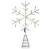 National Tree Company 14.5" Snowflake Tree Top For Artificial Trees With Dual Color® Lights