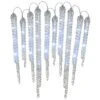 National Tree Company Crystal Icicles With LED Lights