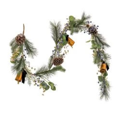 National Tree Company 6 Ft. HGTV Home Collection Swiss Chic Garland