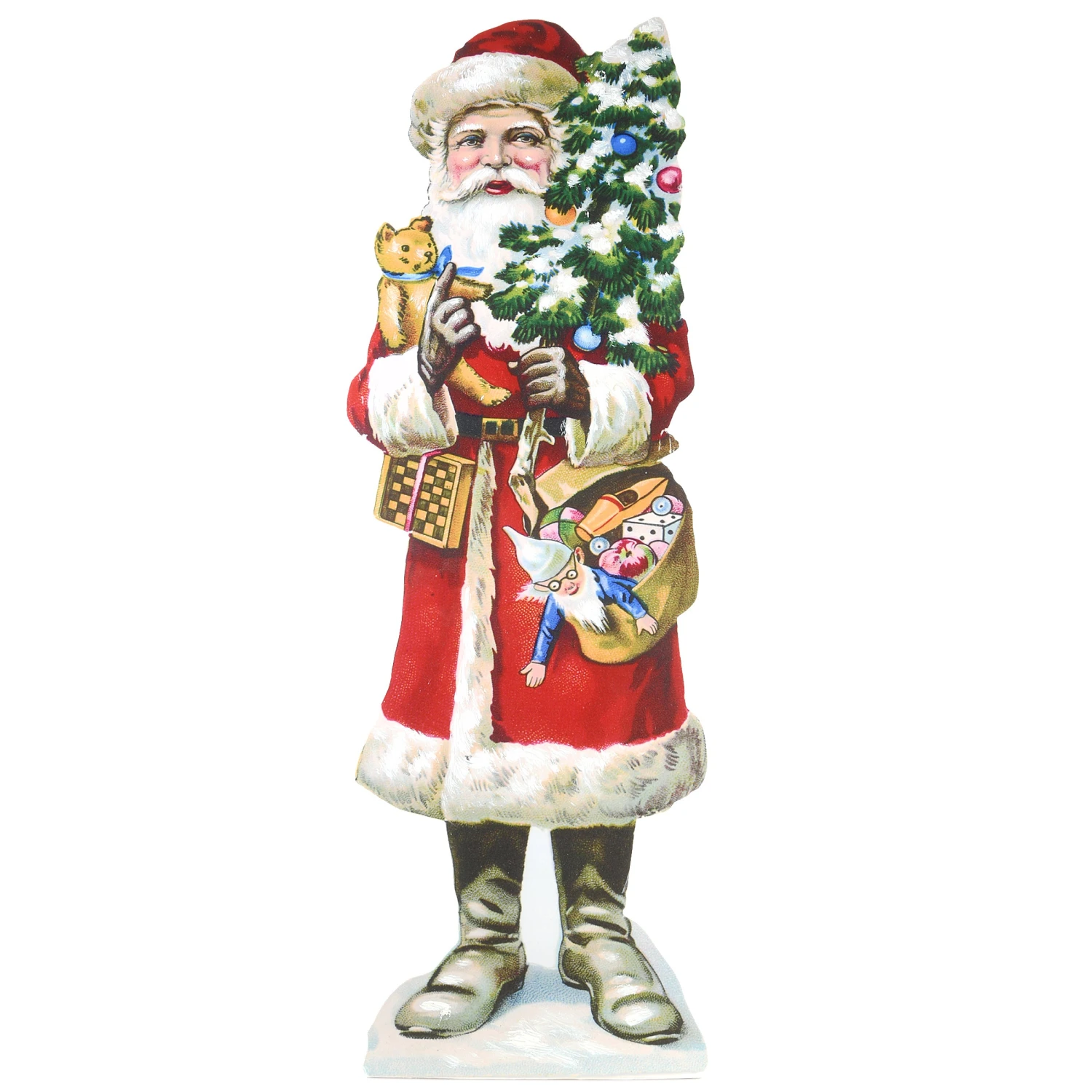 National Tree Company Stand Up Santa Display, Composite Wood Construction, Christmas Collection, 35 Inches 1 National Tree Company Stand Up Santa Display, Composite Wood Construction, Christmas Collection, 35 Inches