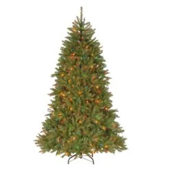 National Tree Company 7.5 Ft Dunhill Fir Tree With Multicolor Lights