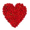 National Tree Company 17" Red Floral Valentines Heart Decoration