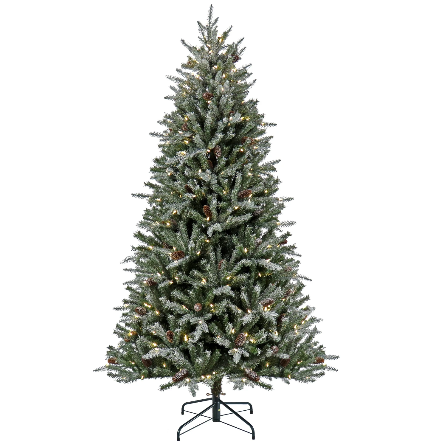 National Tree Company 7 Ft Pre-Lit Snowy Olallie Pine Tree With LED Lights 1 National Tree Company 7 Ft Pre-Lit Snowy Olallie Pine Tree With LED Lights