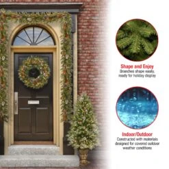 National Tree Company Pre-Lit Frosted Berry Assortment -National Tree Company Store FRB7 ASST 2 Features