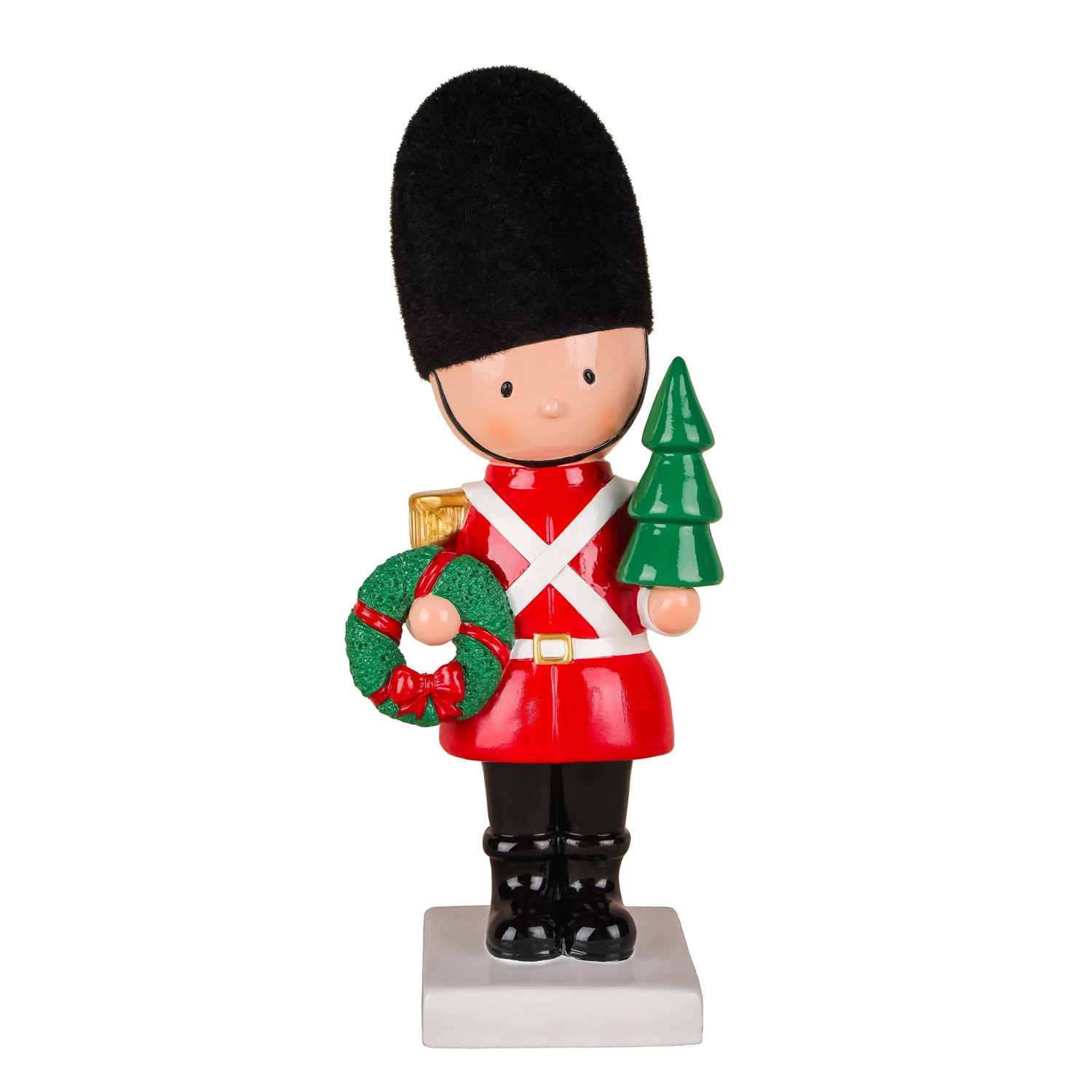 National Tree Company First Traditions 11" Christmas Soldier With Wreath And Tree 1 National Tree Company First Traditions 11" Christmas Soldier With Wreath And Tree