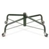 National Tree Company Christmas Tree Folding Stand, Green, For Trees 7.5 - 8 Feet, Rolling Wheels, 28 Inches